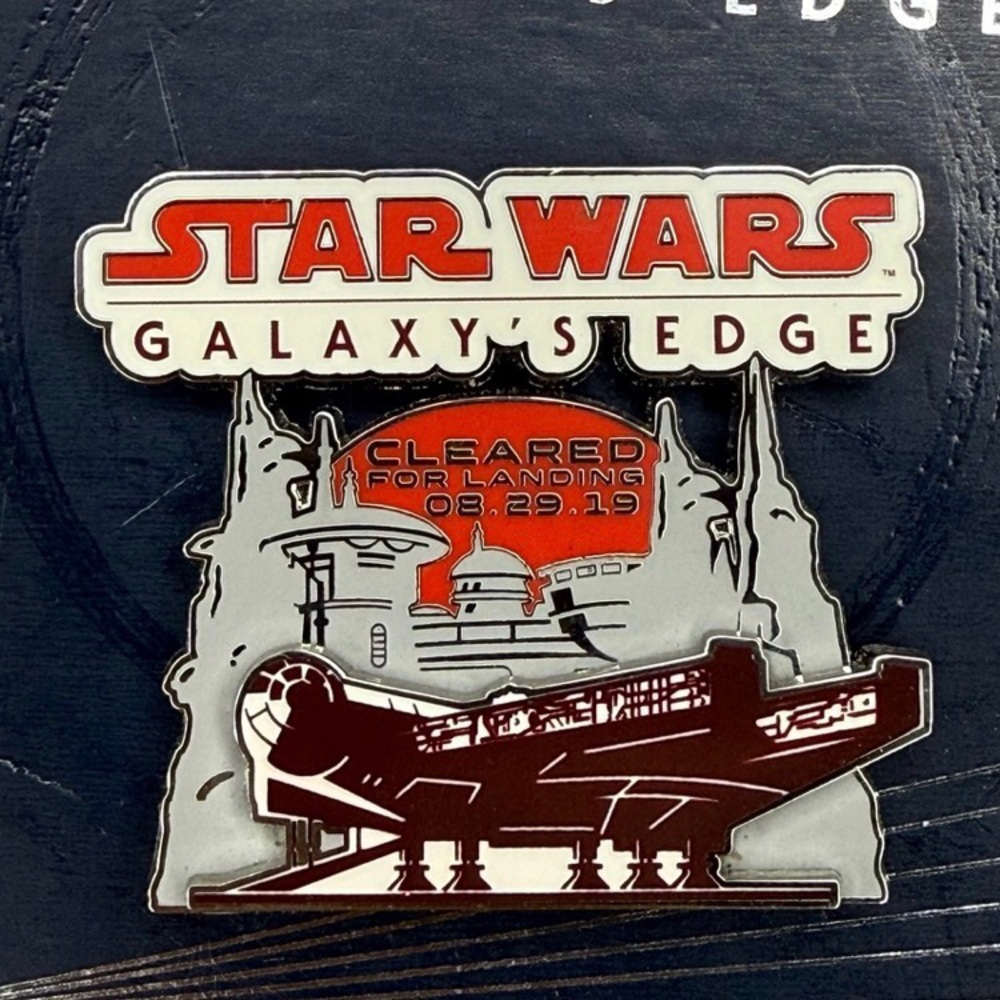 Disney parks Star Wars galaxy’s edge opening day millennium falcon pin